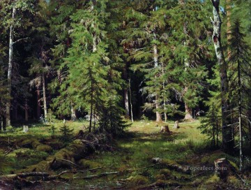 Paisajes Painting - bosque 3 paisaje clásico Ivan Ivanovich árboles